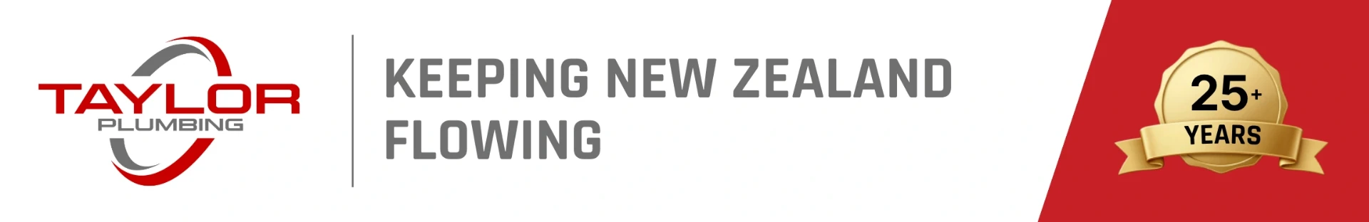 Taylor Plumbing Palmerston North banner